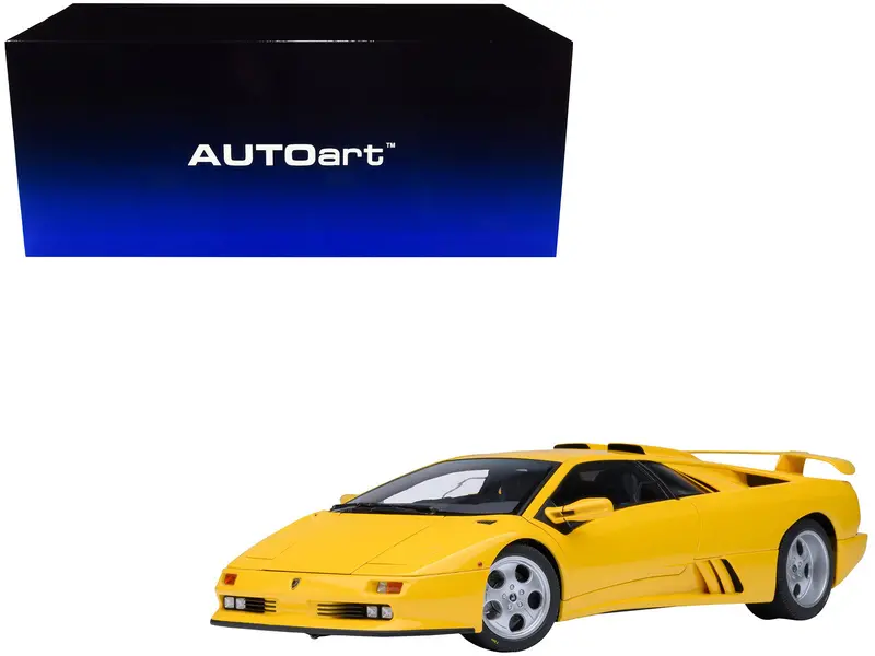 Lamborghini Diablo Se30 Jota Superfly Yellow 1/18 Model Car By Autoart 1