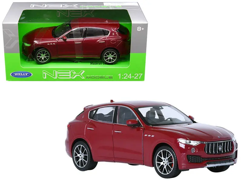 Maserati Levante Red 1/24 - 1/27 Diecast Model Car By Welly 1
