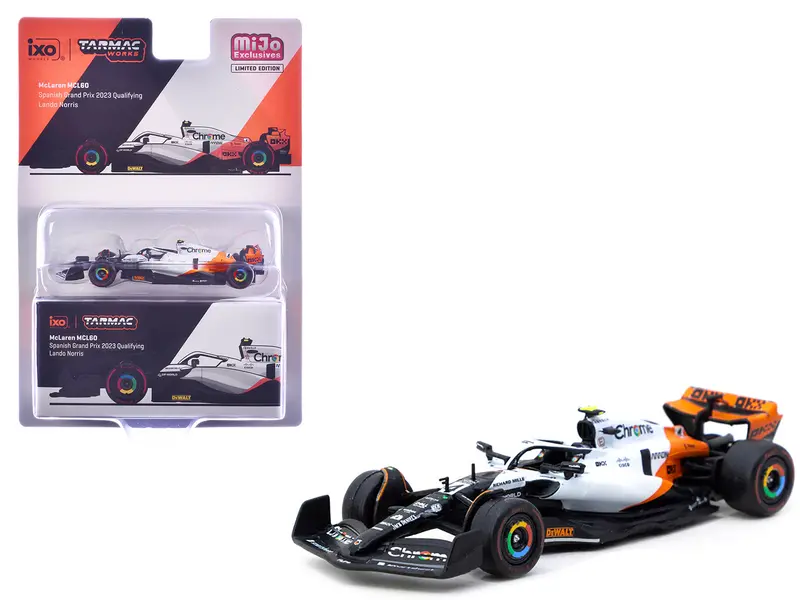 Mclaren Mcl60 #4 Lando Norris 3Rd Place Formula One F1 "Spanish Gp Qualifying" (2023) "Global64" Series 1/64 Diecast Model By Tarmac Works 1