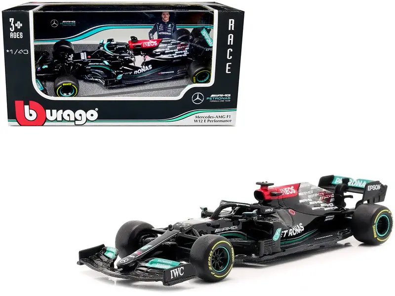 Mercedes-Amg F1 W12 E Performance #77 Valterri Bottas F1 Formula One (2021) 1/43 Diecast Model Car By Bburago 1