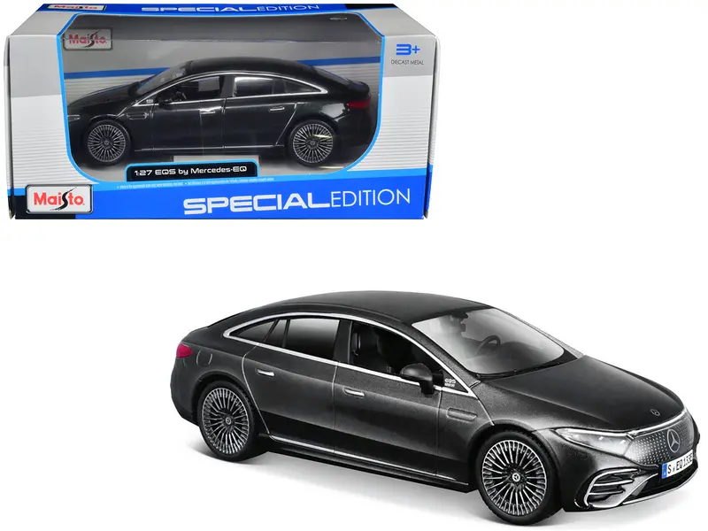 Mercedes-Benz Eqs Gray Metallic "Special Edition" Series 1/27 Diecast Model Car By Maisto 1