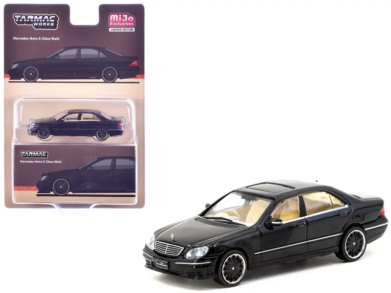 Mercedes-Benz S-Class Wald Black "Global64" Series 1/64 Diecast Model By Tarmac Works 1