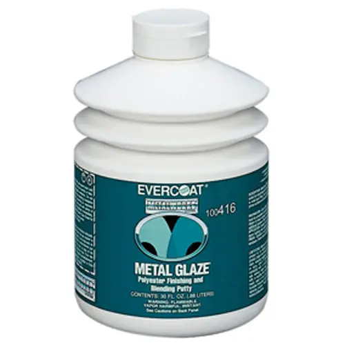 Metal Glaze Polyester Finishing & Blending Putty, 30 Oz Pump 1
