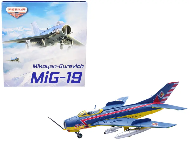 Mikoyan-Gurevich Mig-19S Farmer C Fighter Aircraft "1 Staffel/Jg-3. Preschen." 5Th World Aerobatic Championships (1968) "Wing" Series 1/72 Diecast Model By Panzerkampf 1