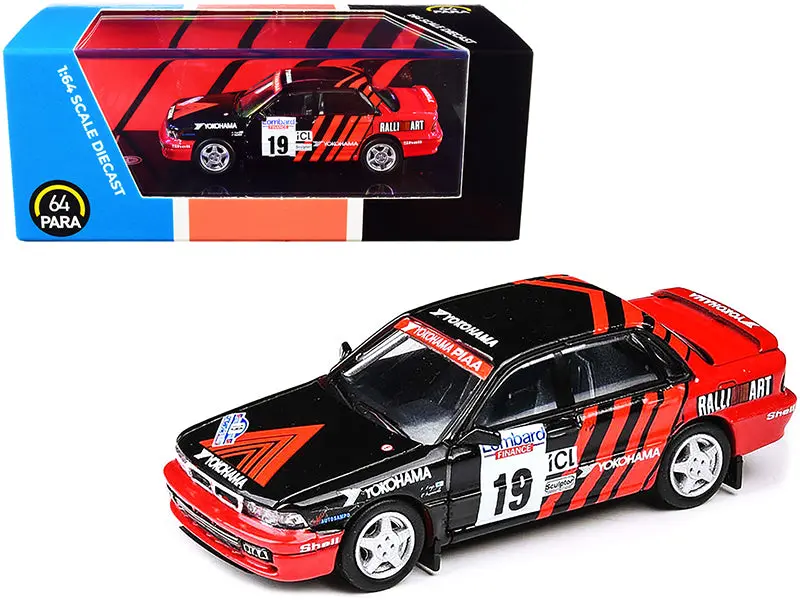 Mitsubishi Galant Vr-4 #19 "Yokohama" Lombard R.A.C. Rally (1992) 1/64 Diecast Model Car By Paragon 1