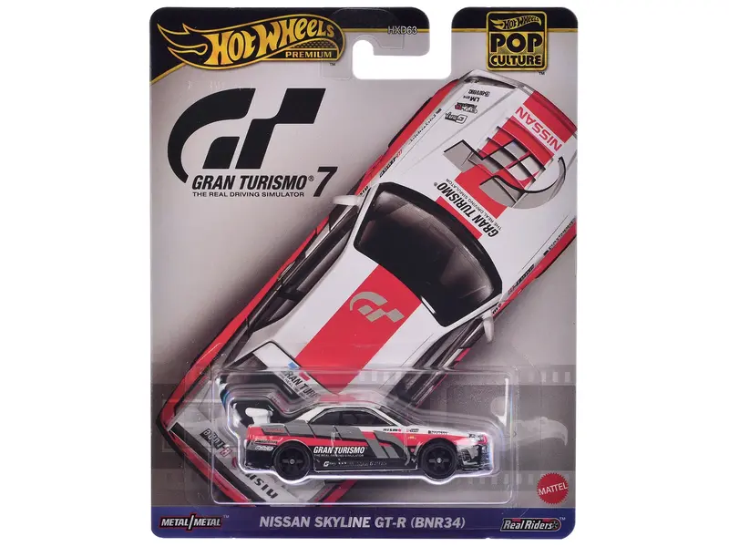 Nissan Gt-R Nismo Gt3 #23 White "Gran Turismo 7" Video Game Diecast Model Car By Hot Wheels 1