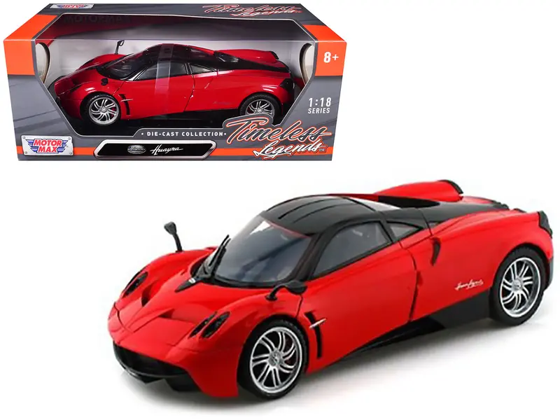 Pagani Huayra Red 1/18 Diecast Car Model By Motormax 1