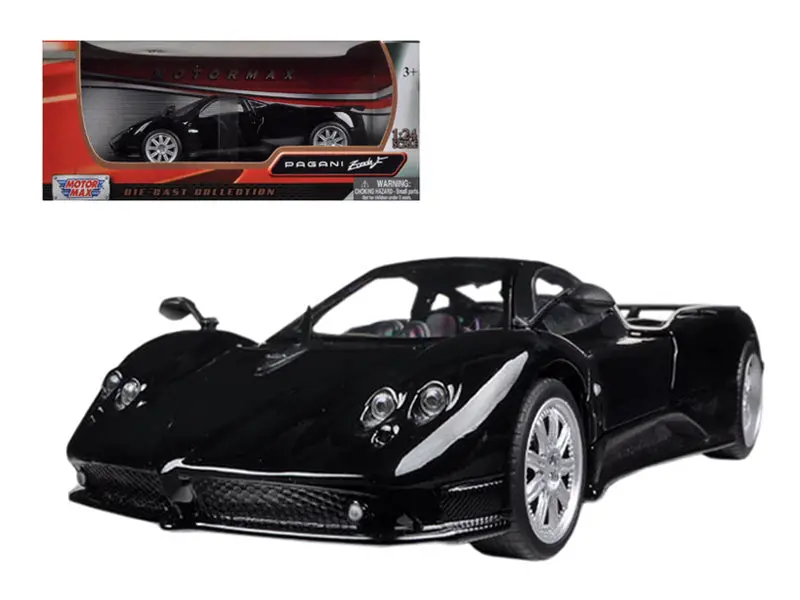 Pagani Zonda F Black 1/24 Diecast Car Model By Motormax 1