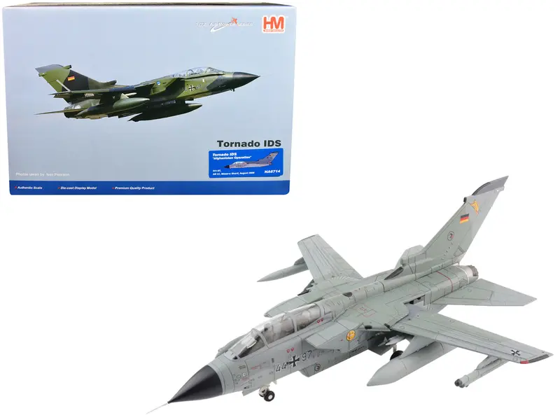 Panavia Tornado Ids Aircraft "Afghanistan Operation" "44+97 Ag 51 Mazar-E Sharif" (August 2008) "Air Power Series" 1/72 Diecast Model By Hobby Master 1