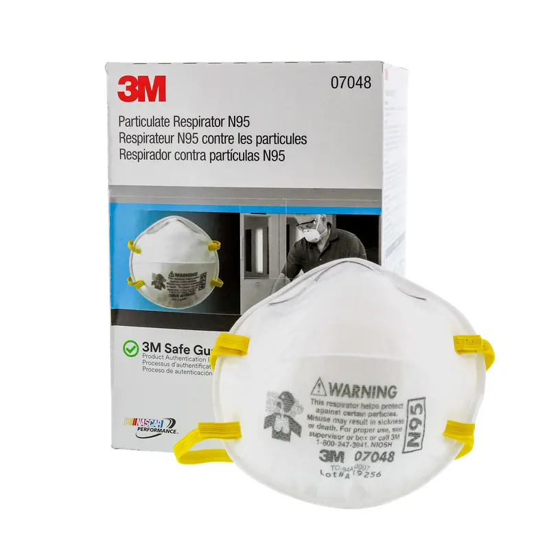 Particulate Respirator Lightweight Safety Dust Mask, N95, 07048 (20/Pack) 1