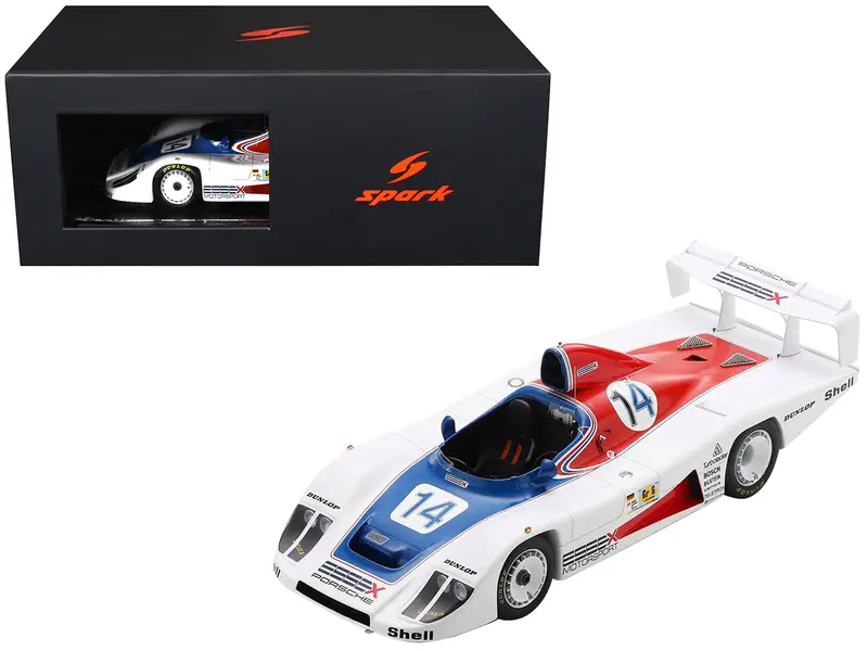 Porsche 936 #14 Bob Wollek - Hurley Haywood "Essex Motorsport Porsche" "24 Hours Of Le Mans" (1979) With Acrylic Display Case 1/18 Model Car By Spark 1