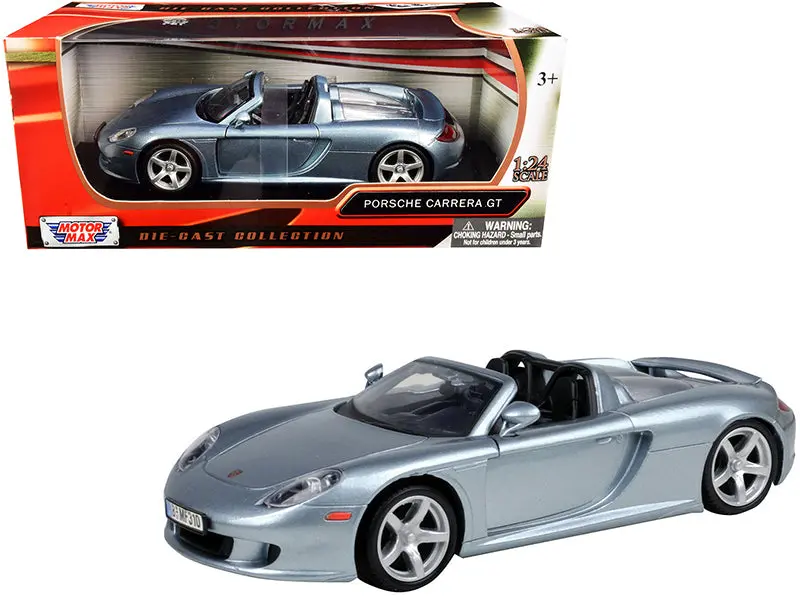 Porsche Carrera Gt Gray 1/24 Diecast Model Car By Motormax 1