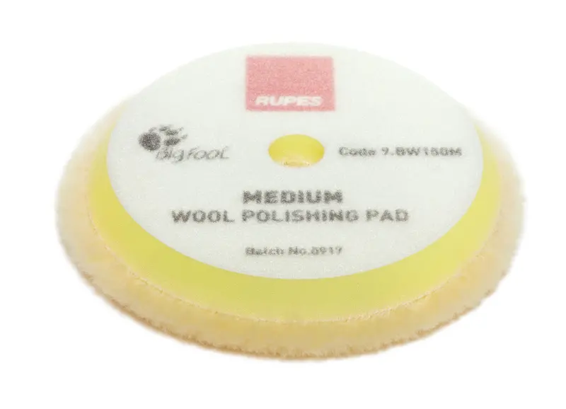 Rupes D-A Medium Wool Pad (Yellow) 5", 130/145Mm 1