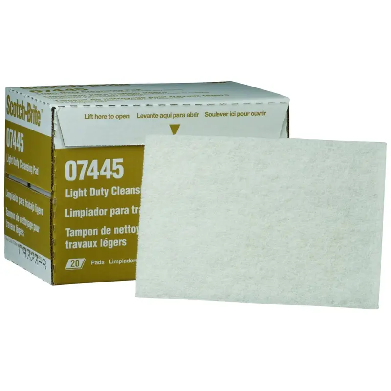 Scotch-Brite Light Cleansing Pad For Very Light Cleaning, 07445 (20/Pack) 1