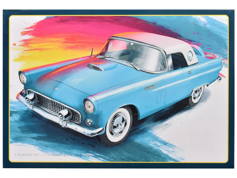 Skill 2 Model Kit 1956 Ford Thunderbird 1/25 Scale Model By Amt 1