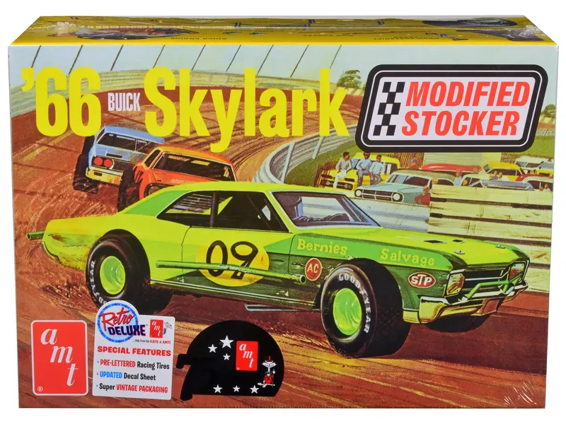 Skill 2 Model Kit 1966 Buick Skylark "Modified Stocker" 1/25 Scale Model By Amt 1