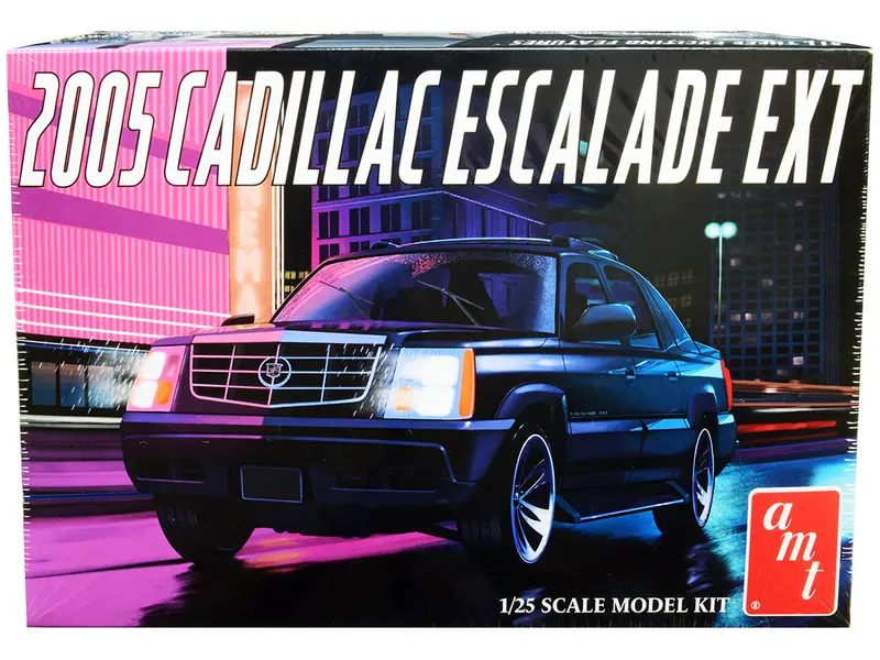 Skill 2 Model Kit 2005 Cadillac Escalade Ext 1/25 Scale Model By Amt 1