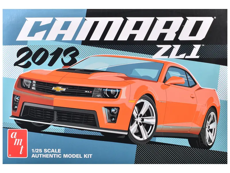 Skill 2 Model Kit 2013 Chevrolet Camaro Zl1 1/25 Scale Model By Amt 1