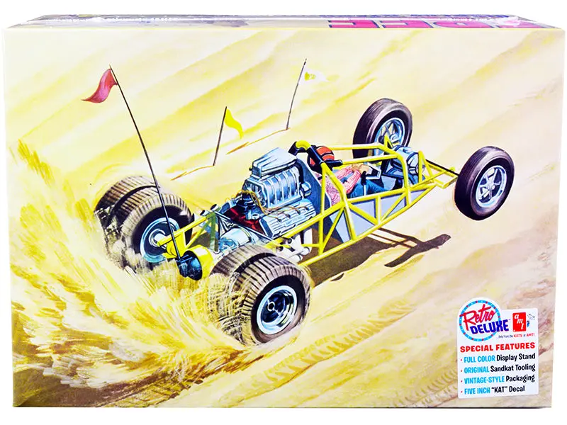 Skill 2 Model Kit Sandkat Dune Dragster 1/25 Scale Model By Amt 1