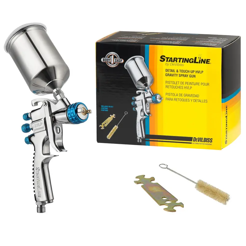 Startingline Mini Detail & Touch-Up Spray Gun With 1.0 Mm Tip & 8.5 Oz Metal Cup 1