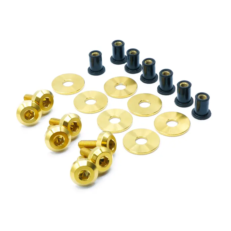 Titanium Hardware Plastic Clip Delete Trunk Kit - Brz/Gt86/Fr-S (2013-2020) 1