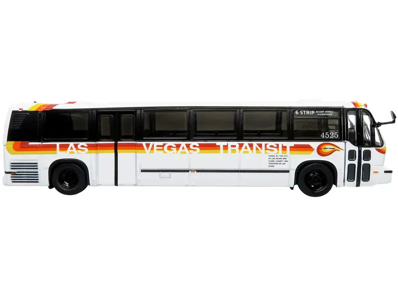 Tmc Rts Transit Bus Las Vegas Transit "6 Strip Resort Hotels-Downtown" "Vintage Bus & Motorcoach Collection" 1/87 Diecast Model By Iconic Replicas 2