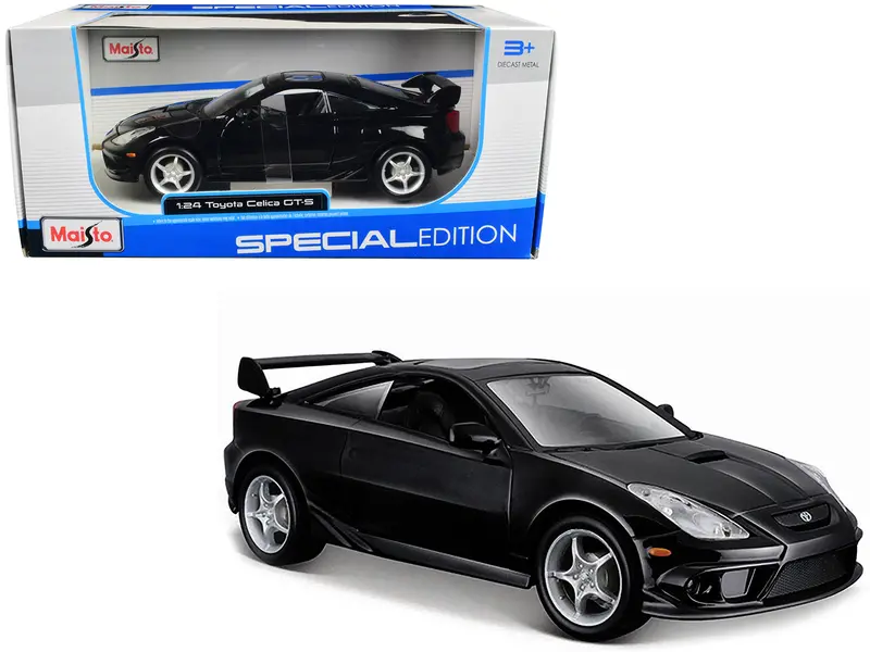 Toyota Celica Gt-S Black "Special Edition" Series 1/24 Diecast Model Car By Maisto 1