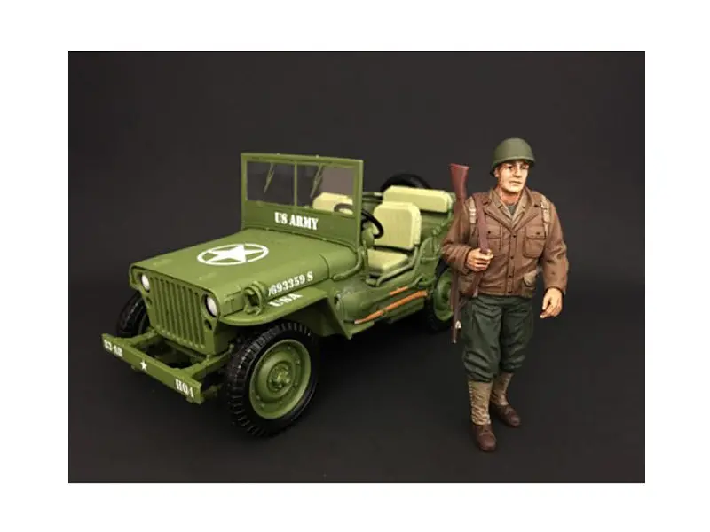 Us Army Wwii Figure I For 1:18 Scale Models By American Diorama 1