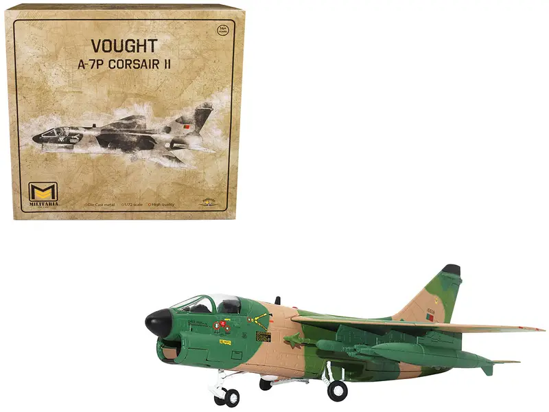 Vought A-7P Corsair Ii Attack Aircraft "Portugal" 1/72 Diecast Model By Militaria Die Cast 1