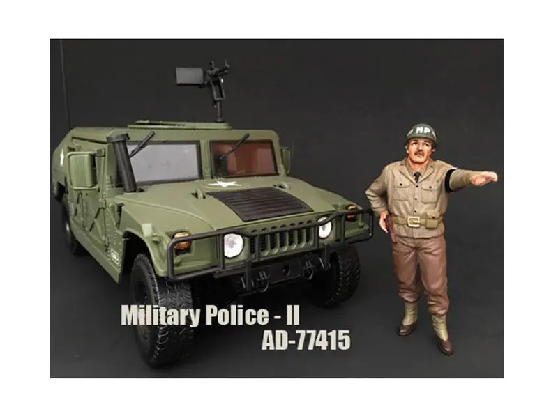 Wwii Military Police Figure Ii For 1:18 Scale Models By American Diorama 1