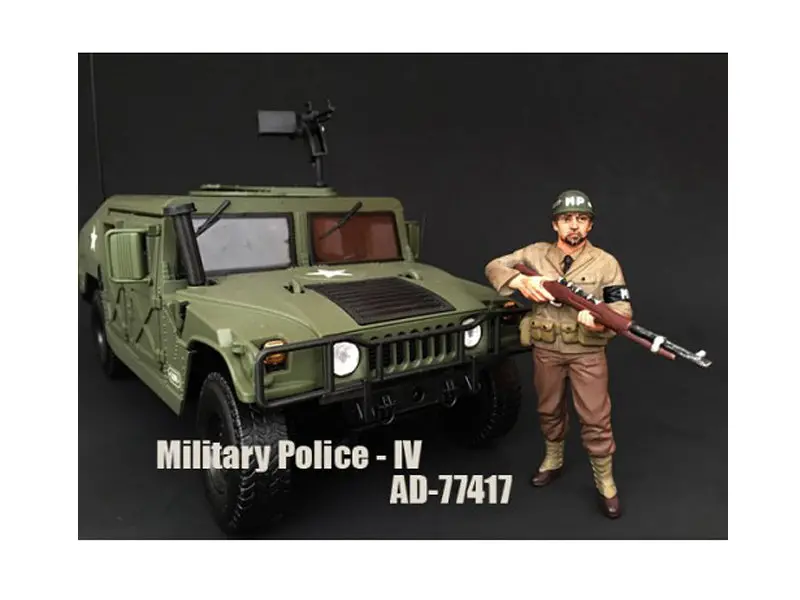 Wwii Military Police Figure Iv For 1:18 Scale Models By American Diorama 1