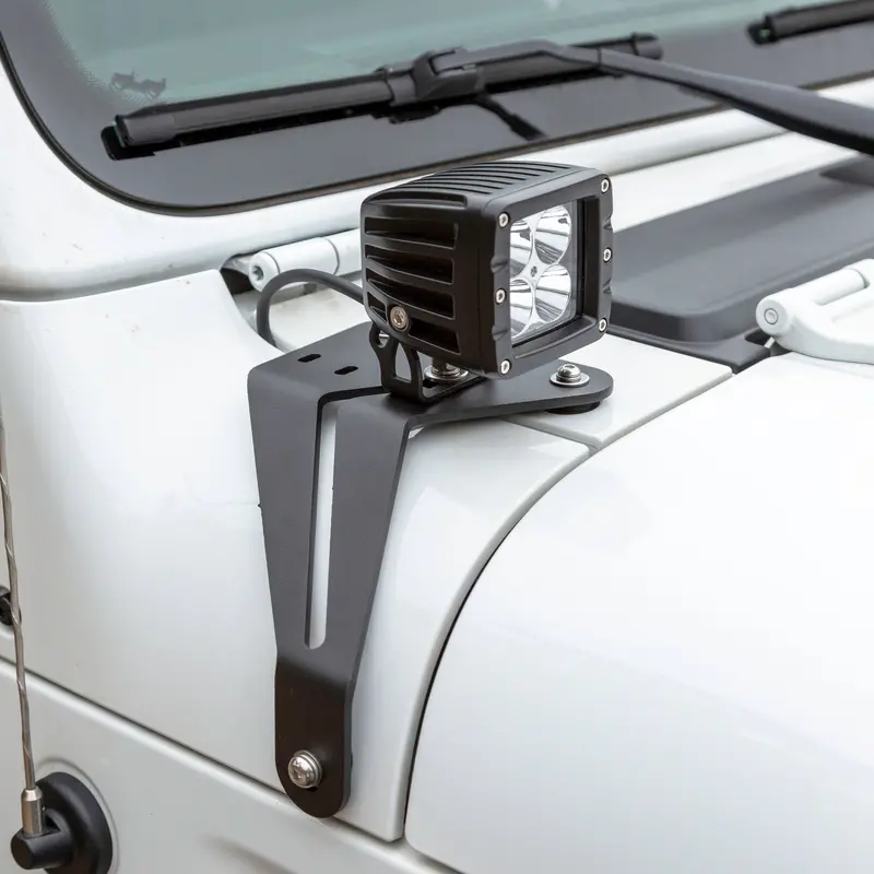 Aries Windshield Light Mounting Kit – For Jeep Wrangler Jl & Gladiator Models, Part #1501305 1