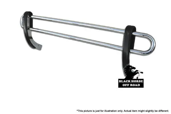 Black Horse Off Road Double-Layer Stainless Steel Exhaust Tip (Model 8D140518Ss-Dl) 1
