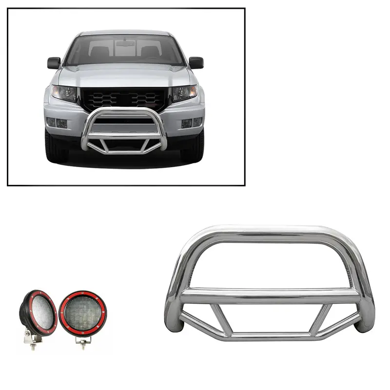 Black Horse Off Road Mbs-Hoc5005-Plfr Stainless Steel Skid Plate – No-Skid Design 1