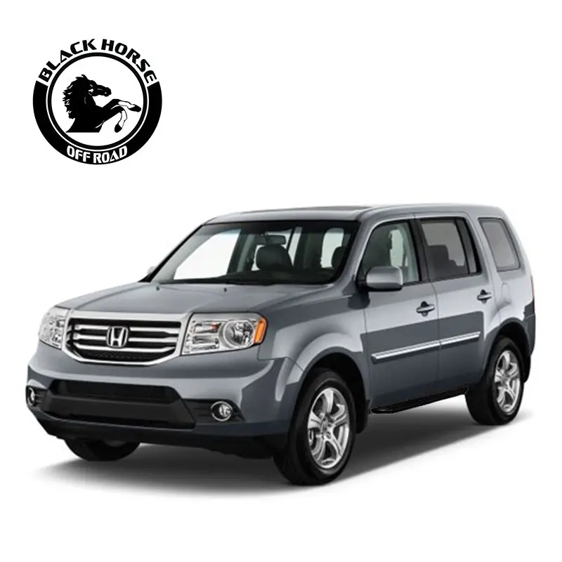 Black Horse Off Road Pr-Hop109Bk Peerless Running Boards – Heavy-Duty Black Steel Side Steps 1