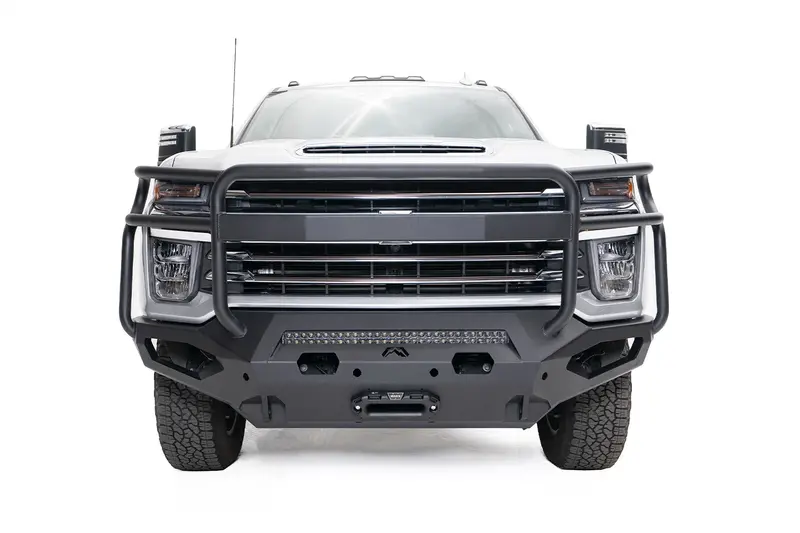 Fab Fours Ch20-X4950-B Matrix Front Bumper – Bare-Finish Off-Road Bumper With Full Skid Guard 1