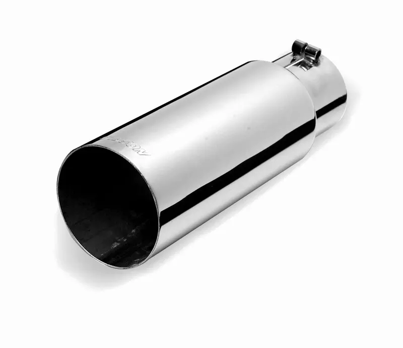 Gibson Performance 500641 Stainless Steel Exhaust Tip – Rolled Edge, Angled Design 1