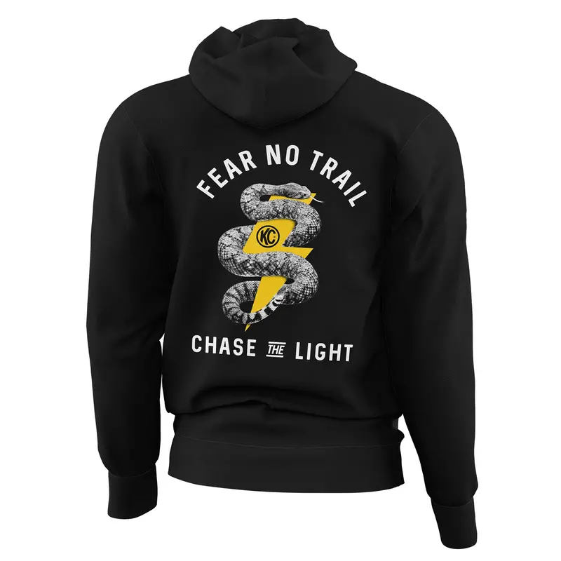 Kc Hilites 70319 Fear No Trail Hoodie – Black, Zip-Up, Unisex 2X-Large 1