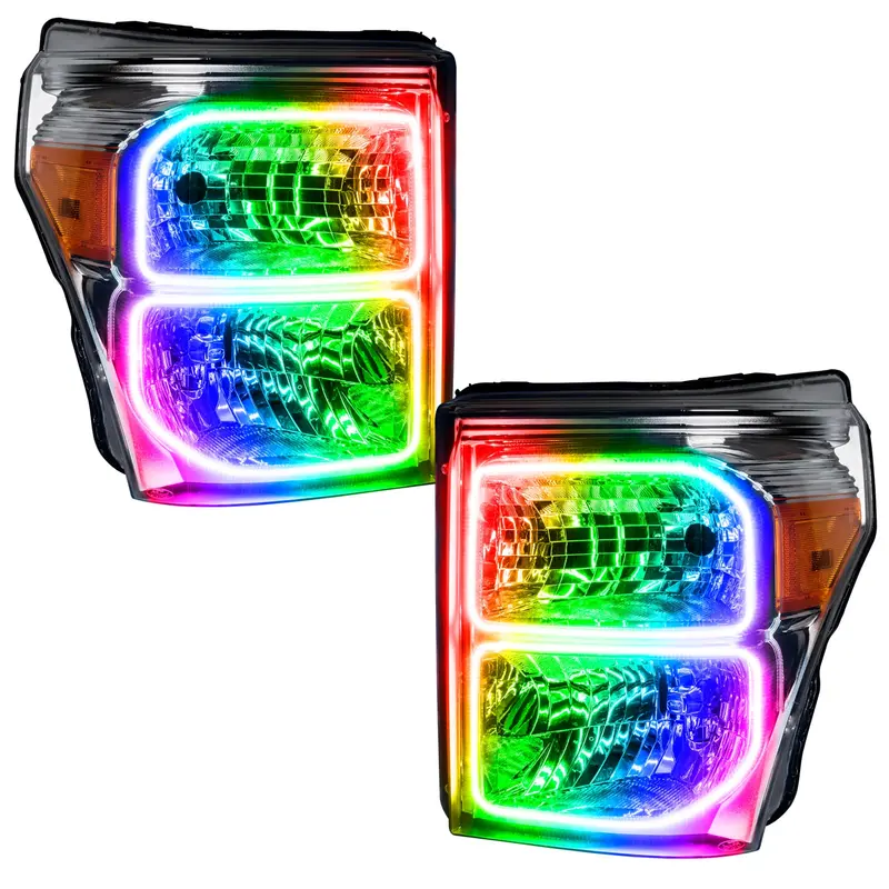 Oracle Lighting 8158-333 Colorshift 2.0 Led Headlights With Chrome Bezel – Pre-Assembled 1