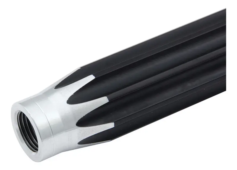 Quickcar Racing Products 75-110 3/4 Aluminum Scalloped Tube - 11In. 1