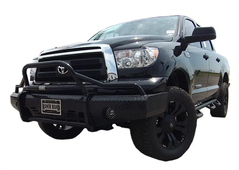 Ranch Hand Bst07Hbl1 Summit Bullnose Front Bumper – Retains Oem Tow Hooks & Fog Lights 1