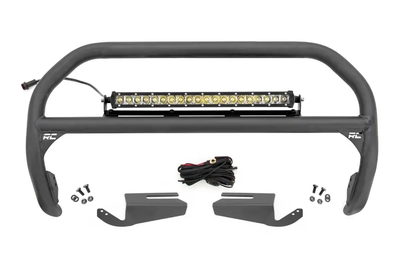 Rough Country 51103 Heavy-Duty Bumper Push Bar For Off-Road Protection 1