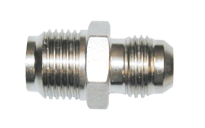 Speedfx 5440662 -6An Fuel Line Fitting – 5/8"-18 Internal Thread, Blue Anodized Aluminum 1