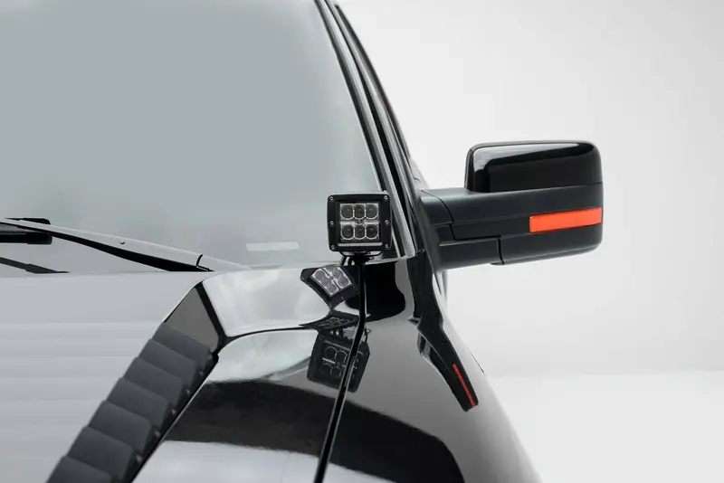 Zroadz Z365601-Kit2 Hood-Mount Led Lighting Kit With Dual 3" Pods & Wiring Harness 1